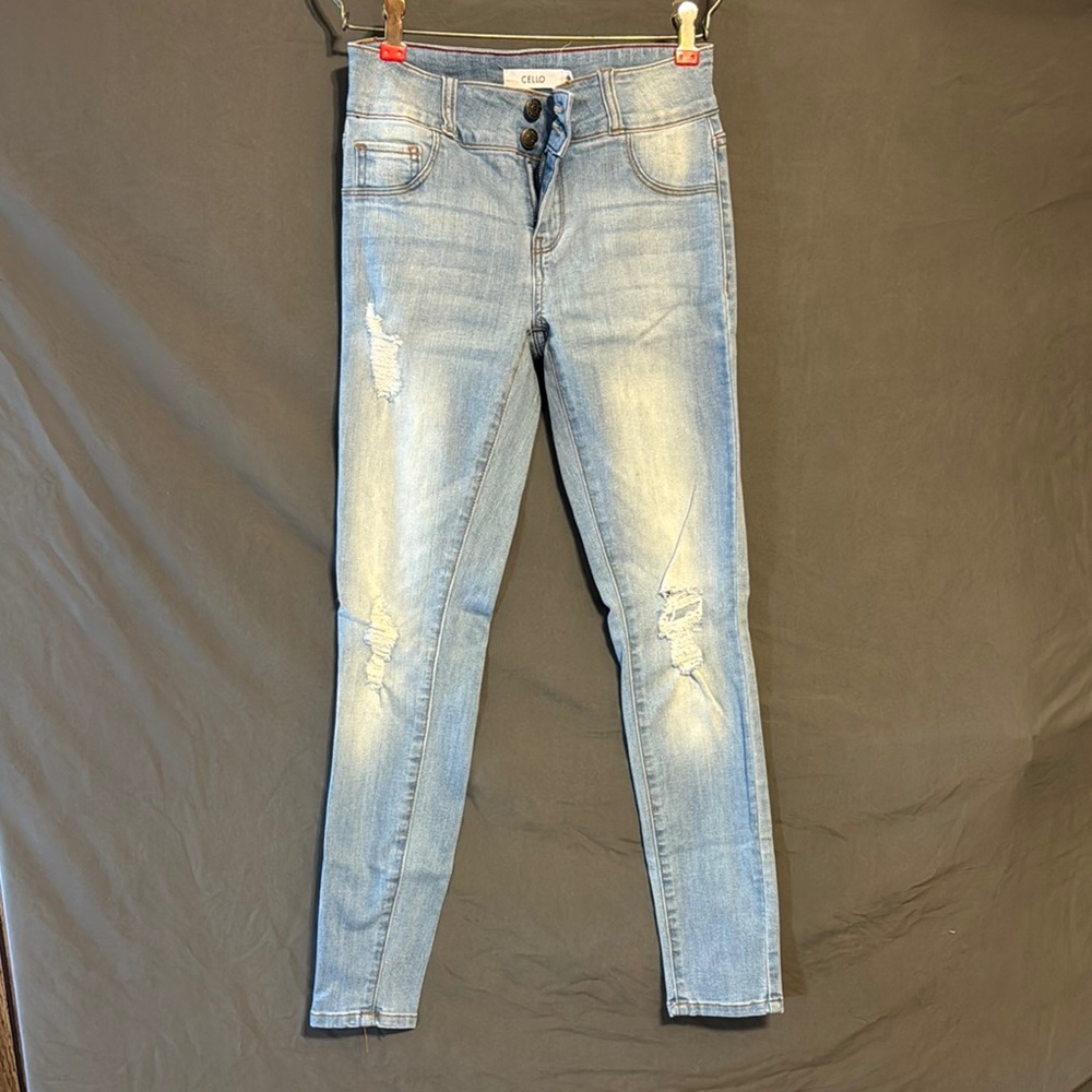 Cello Women's Light Blue Skinny Jeans